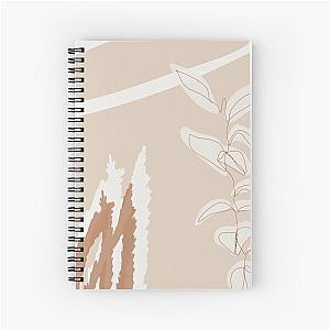 Minimalism digital art Spiral Notebook