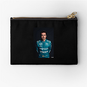 Fernando Alonso Two Time F1 World Champ Fernando Alonso Zipper Pouches