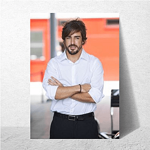 Fernando Alonso Iconic Driver Fernando Alonso Posters