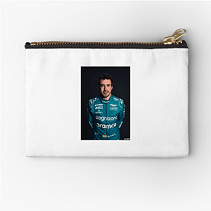 Fernando Alonso Two Time F1 World Champ Fernando Alonso Zipper Pouches