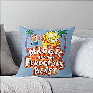 Maggie and the Beast Throw Pillow