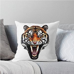 Ferocious Tiger Art Pillow