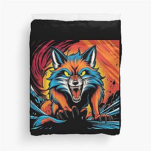 Ferocious Fox Duvet Cover