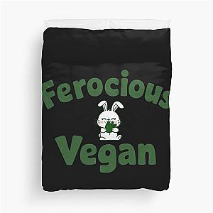 Ferocious Vegan Design Duvet Cover