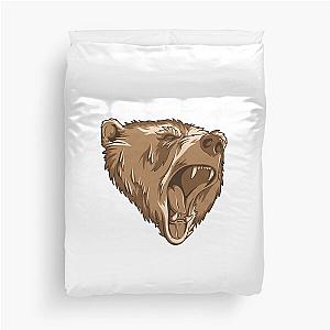 Ferocious bear duvet cover