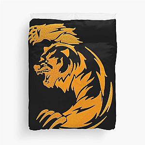 Ferocious Golden Bear Duvet Cover
