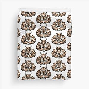 Strong Ferocious Bull Duvet Cover
