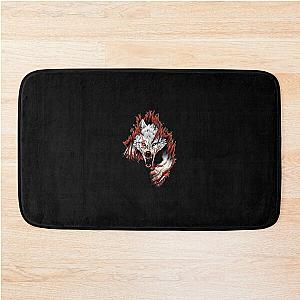 Ferocious Wolf Bath Mat