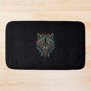 Ravaged Alpha Ferocious Zombie Wolf Bath Mat