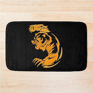 Ferocious Golden Bear Bath Mat