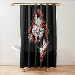Ferocious Wolf Shower Curtain