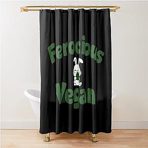 Vegan Design Shower Curtain