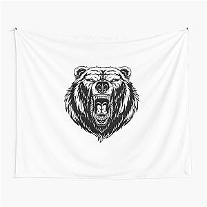 Ferocious Bear Tapestry