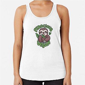 Ferocious Vegan Design Racerback Tank Top