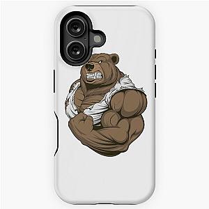Ferocious bear athlete, muscle bear arm iPhone Tough Case
