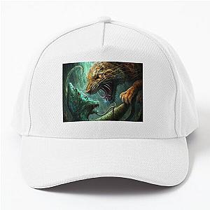 Ferocious battle SciFi Baseball Cap