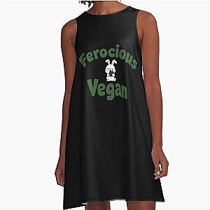 Ferocious Vegan A-Line Dress