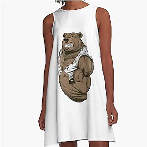 Ferocious bear, A-Line Dress