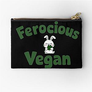 Vegan Design Zipper Pouch