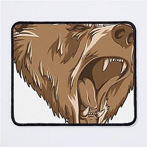 Ferocious bear Mouse Pad