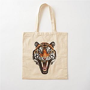 Ferocious Tiger Cotton Tote Bag