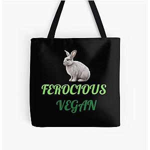 FEROCIOUS VEGAN DESIGN Tote Bag