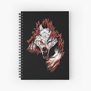 Ferocious Wolf Spiral Notebook