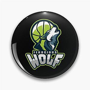 Ferocious Wolf with Basketball Pin doesn't need much cleaning, it's pretty simple. However, "w/" could be considered a weird character.
