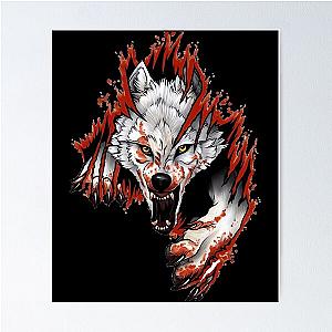 Ferocious Wolf Poster