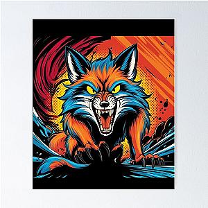 Ferocious Fox Poster