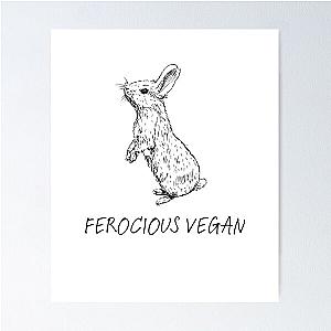 Ferocious Vegan Poster