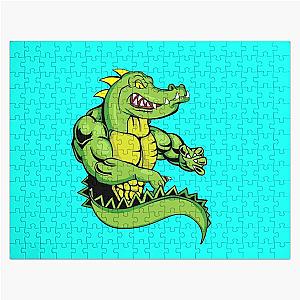 Ferocious Crocodile Jigsaw Puzzle