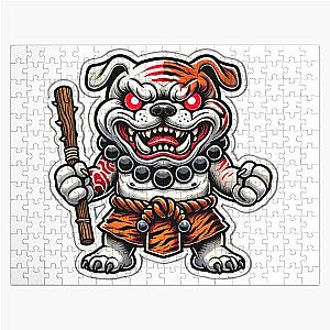 Ferocious Bulldog Jigsaw Puzzle