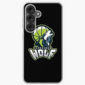 Ferocious Wolf with Basketball Case for Samsung Galaxy S