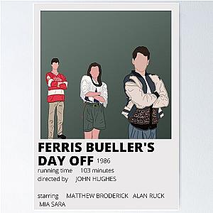 ferris bueller minimalist poster Poster