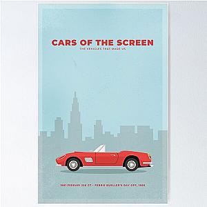 Cars of the Screen -1961 Ferrari 250 GT - Ferris Bueller's Day Off, 1986 Poster