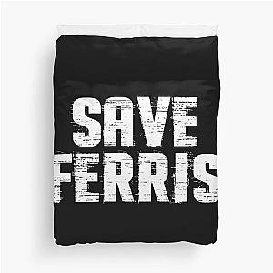 Save Ferris Distressed Duvet Cover