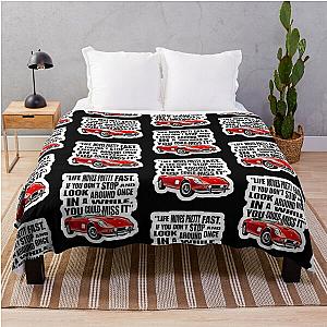 Ferris Bueller's Day Off Movie Quote Throw Blanket