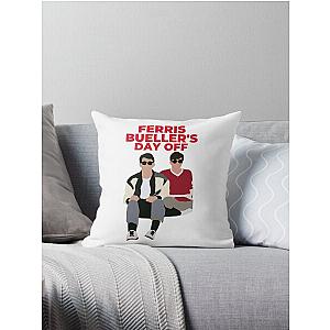 Minimalist Ferris Bueller's Day Off Design Throw Pillow