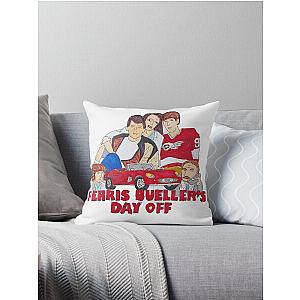 Ferris Buelers Day Off Throw Pillow