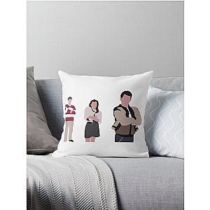 Ferris Bueller Colorblock Throw Pillow