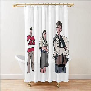 Ferris Bueller's Day Off- Cartoon Shower Curtain