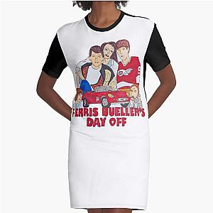 Ferris Buelers Day Off Graphic T-Shirt Dress