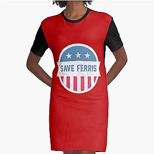 Save Ferris Graphic T-Shirt Dress