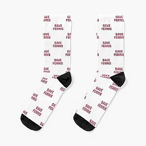 Save Ferris - Ferris Bueller's Day Off - Red Socks