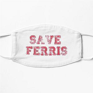 SAVE FERRIS DESIGN, 80s Movie Style Logo, Flat Mask