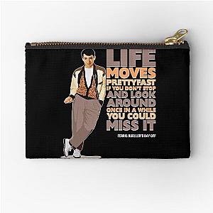 Ferris Bueller's Day Off - Life Moves Pretty Fast Zipper Pouch