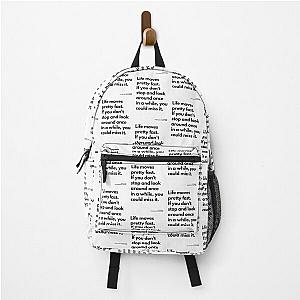 Ferris Bueller’s Day Off (1986), Quote Backpack