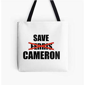 Ferris Bueller's Day Off - SAVE CAMERON All Over Print Tote Bag