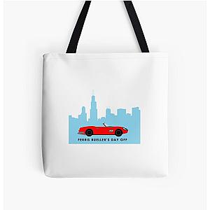 Ferris Bueller's Day Off Cityscape All Over Print Tote Bag